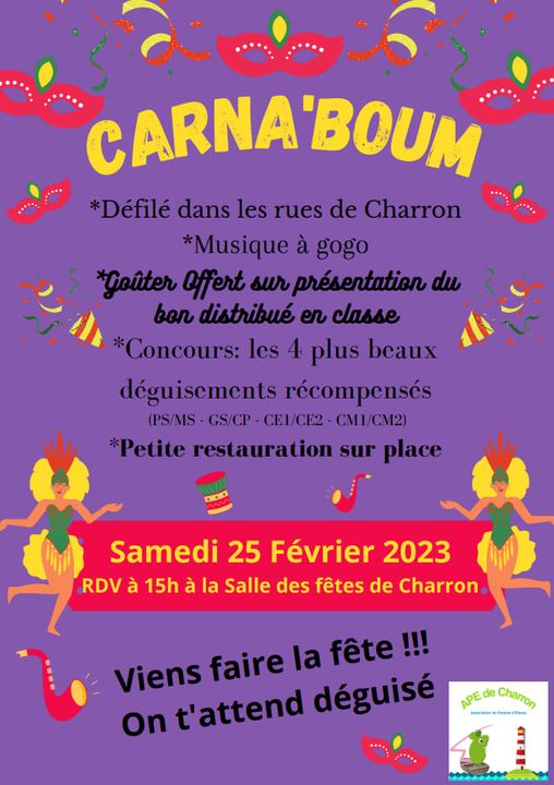 Carna’boum | Site officiel de la Mairie de Charron